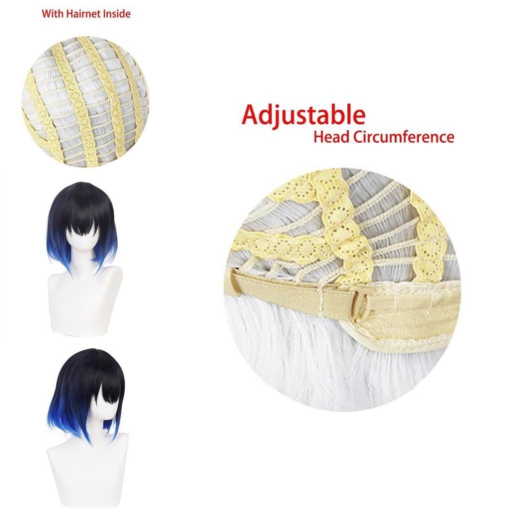 Demon Slayer Hashibira Inosuke Wig Soft And Heat-resistant Synthetic Silk Fiber For Cosplay Halloween Carnival And Comic Con