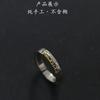 Adjustable Open Ring Men Women Geometric Vintage Gold-Tone Plated Finger Minimalist Unisex Jewelry