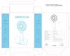 USB Rechargeable Cartoon Handheld Mini Fan - Portable for Travel, Student Use, Household, and Gifts.