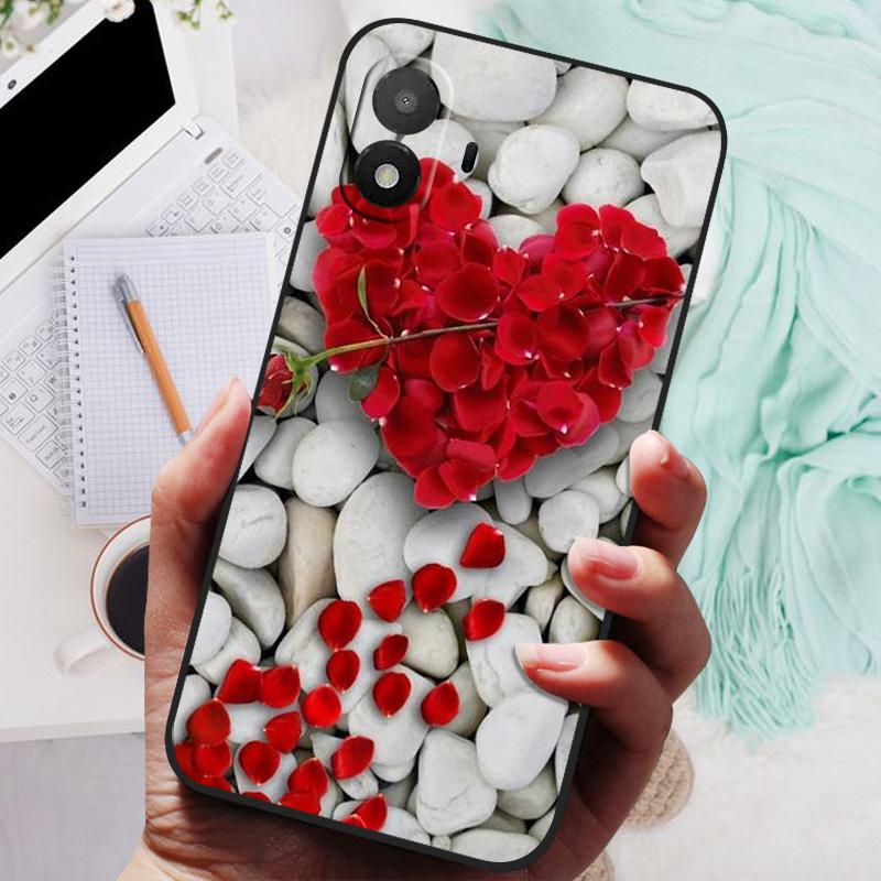 Per Custodia TCL K70 SE NUOVA TPU Silicone Antiurto Copri Telefono Gatto Per TCL K70 SE 4G K70SE Funda Semplicità Stampa ad Olio Morbida Coque
