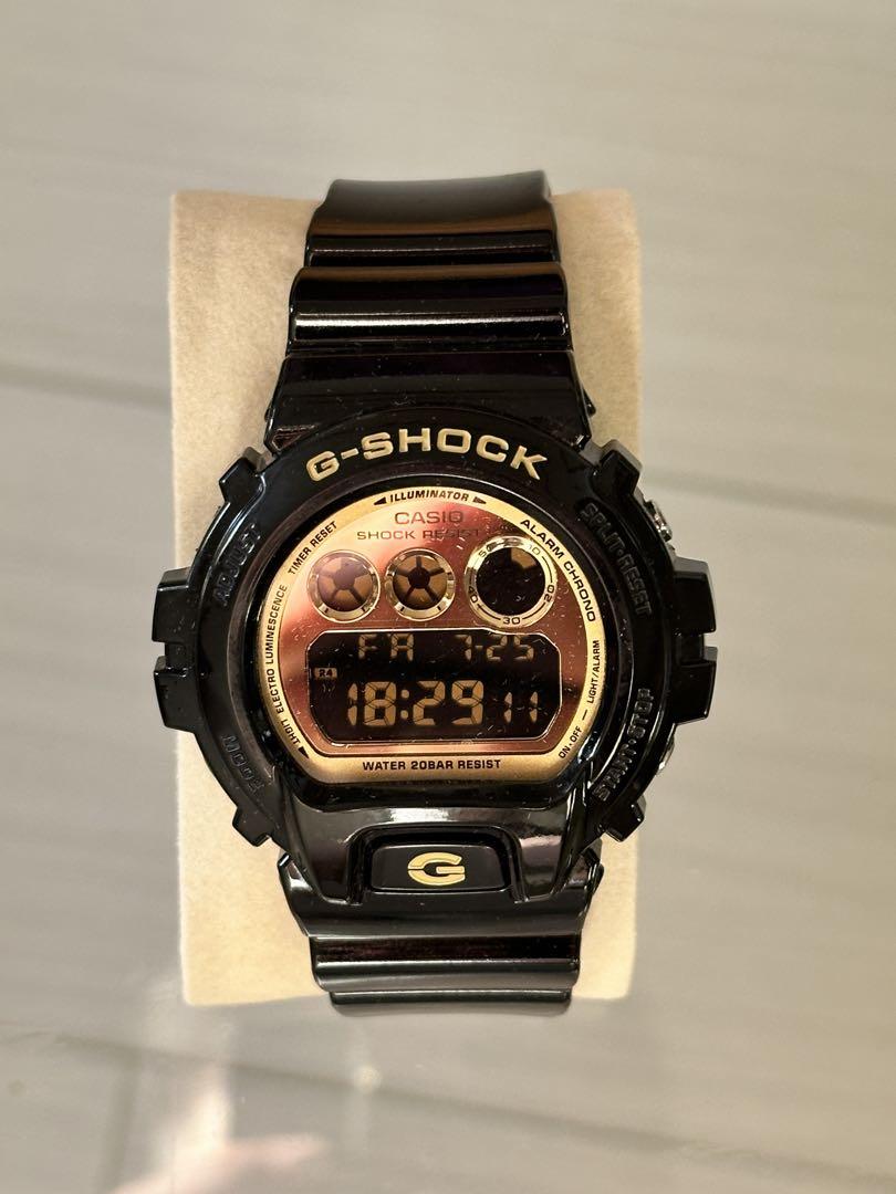 

[Б/У] G-SHOCK DW-6900 Черные цифровые часы с коробкой