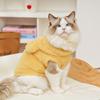 Cute Pet Hooded Vest Solid Color Flexible Pet Clothing Winter Warm Pet Supplies Pet Hooded Coat