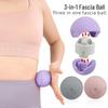 3-in-1 Handheld TPE Fascia & Yoga Massage Ball for Muscle Relaxation