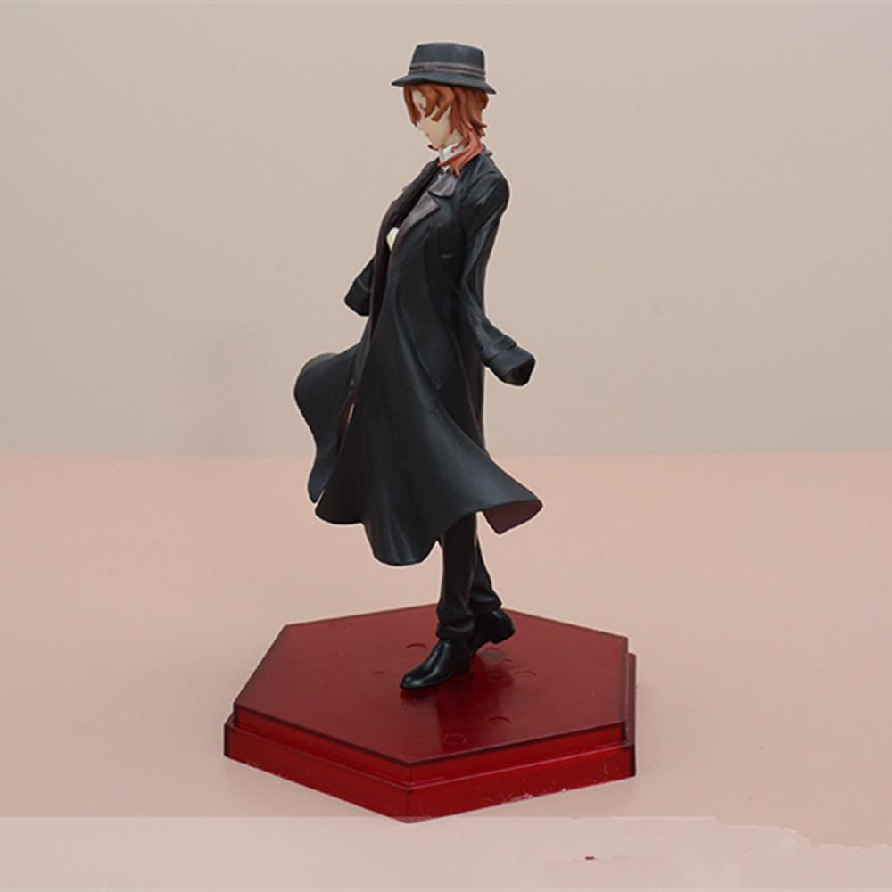 18cm Nakahara Chuuya Dazai Osamu Action Figure in PVC Bungo Stray Dogs Figura Modello da Collezione Giocattoli Regalo per Bambini Ornamenti Bambola Giocattolo