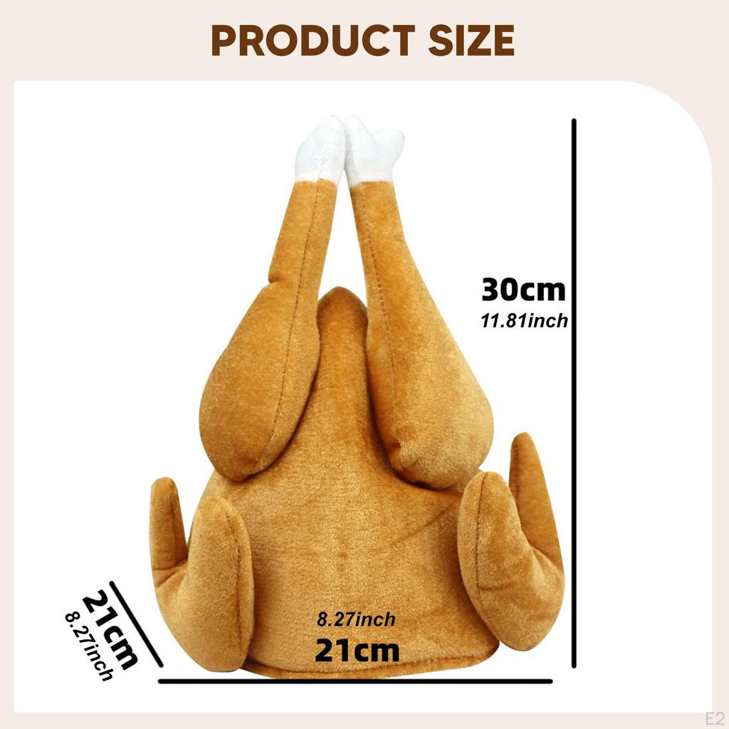 Thanksgiving Gebratener Truthahn Hut DIY Basteln Ausgefallen Verkleiden für Party Feiertag