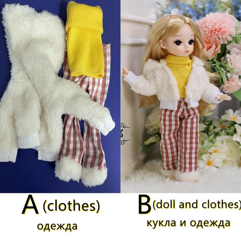 30cm Cute Princess Doll Set or Doll Clothes 21 Joints Moveable Doll Kids Girl Doll Toy Gift 1/6 Bjd Doll