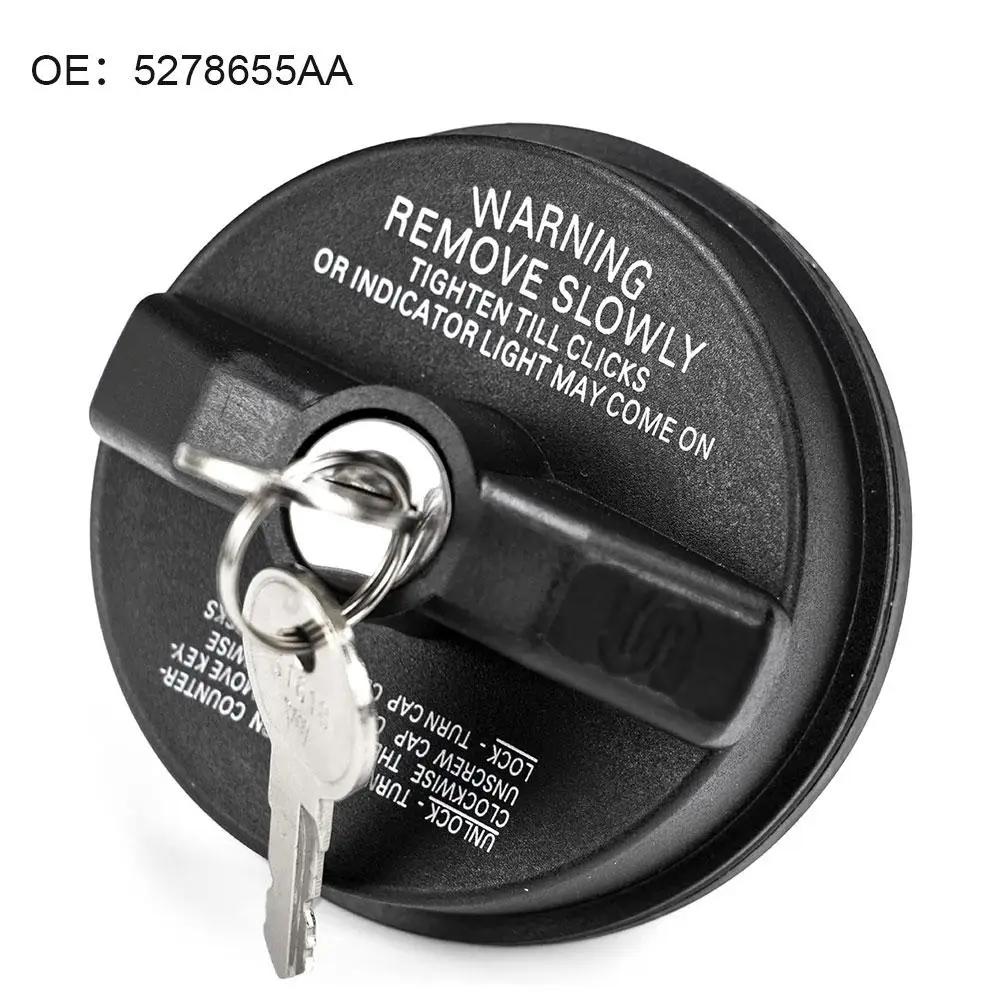 Locking Fuel Tank Cap With Keys For Jeep Chrysler 2015-2021 OE 5278655AA Fuel Tank Cap For Automotive Replacement V4U8 1
