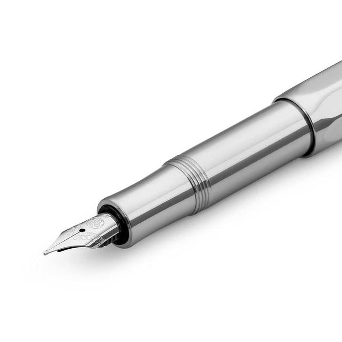 Kaweco AL Sport Fountain Pen, Medium Nib, Aluminum, Ruby Red