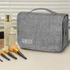 Makeup Bag With Twill Fabric,Large Capacity Portable Travel Storage Bag,Waterproof,Men's and Women's Hanging Toiletries Bag