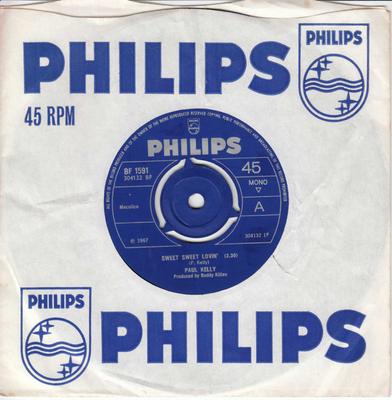 7inch Record PAUL KELLY - Sweet Sweet Lovin'  BF1591 Philips 1967 UK Soul/Funk Used