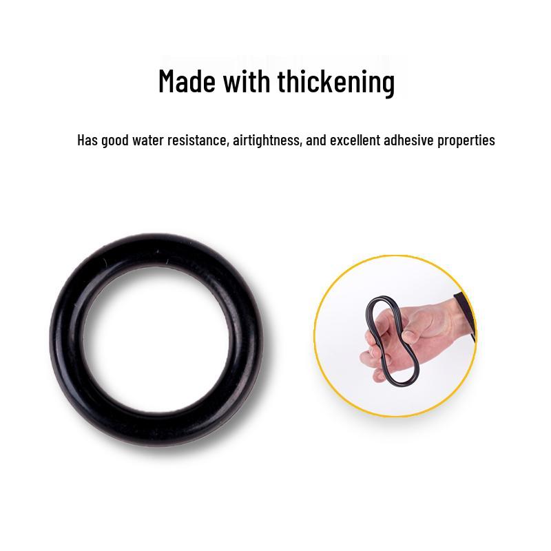 Oil-Resistant Nitrile O-Ring, 3.55mm Diameter, Wear & Temperature-Resistant Rubber Gasket