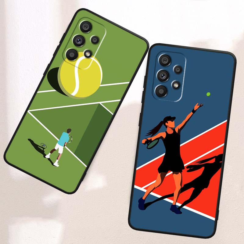Sports style pattern For Samsung A41 A35 A34 A33 A32 A25 A24 A23 A21s A06 A05 A04 A03 Note 10 20 Ultra 5G Black Case