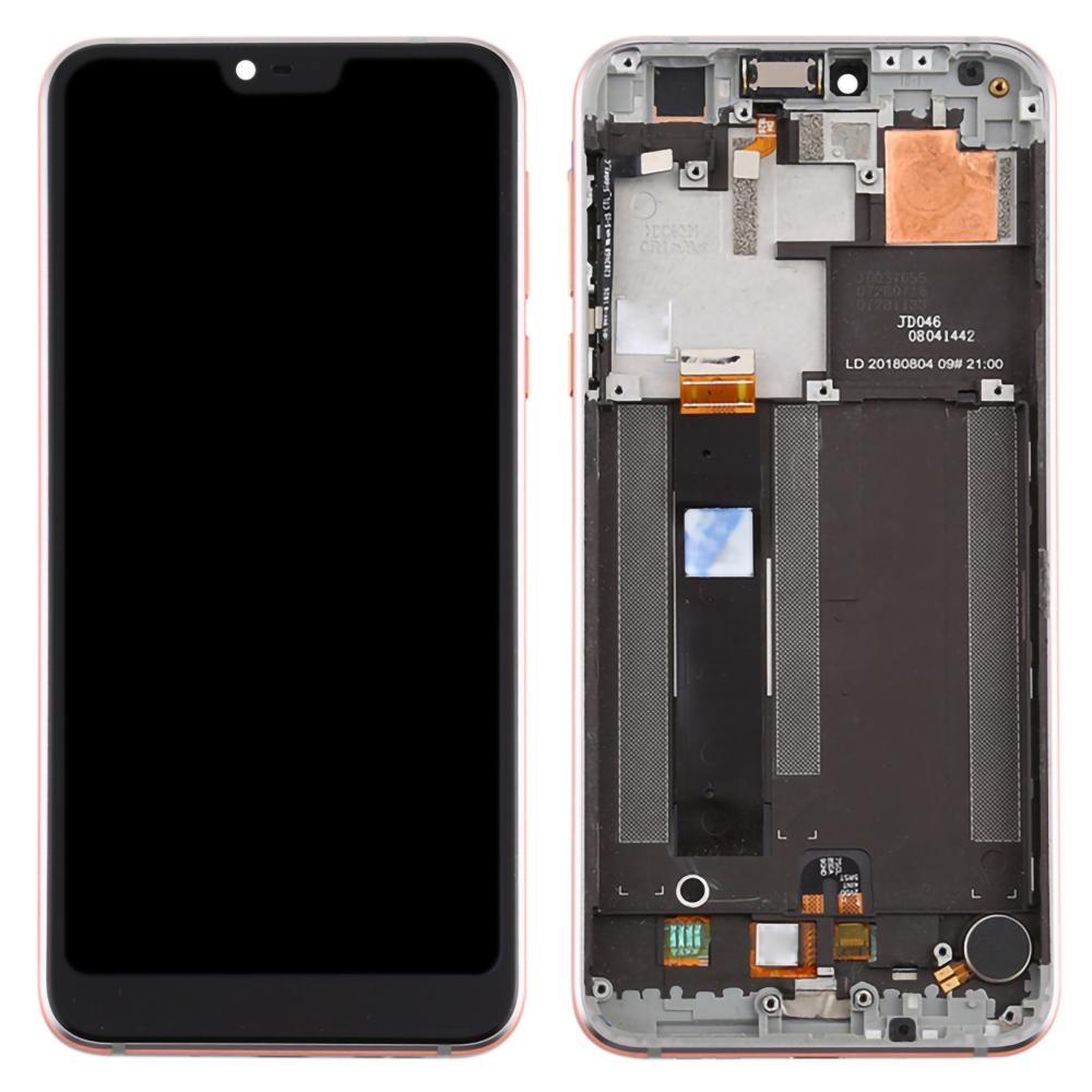 

For Nokia 7.1 Grade S OEM LCD Screen and Digitizer Assembly+Frame Part Silver