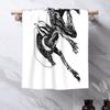 Xenomorph Alien Movie Soft Face Towel Quick Dry Pool Bath Cotton Towels Absorbent Quick