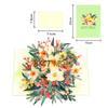 3D Pop Up Greeting Card with Floral Hummingbird Butterfly Popup Card Blank Note Birthday Mother's Day Anniversary All Occasions