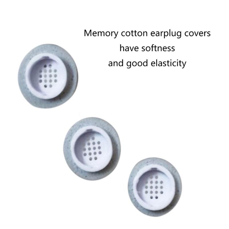 3 Pair Soft Sponge Memory Foam Earbud Tips Covers Sleeve Earpieces Superior Noise Cancellation Soft Long Wear for Buds 3