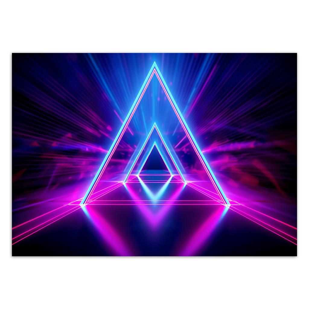 Hintergrundbild Neon-Tunnel abstrakt