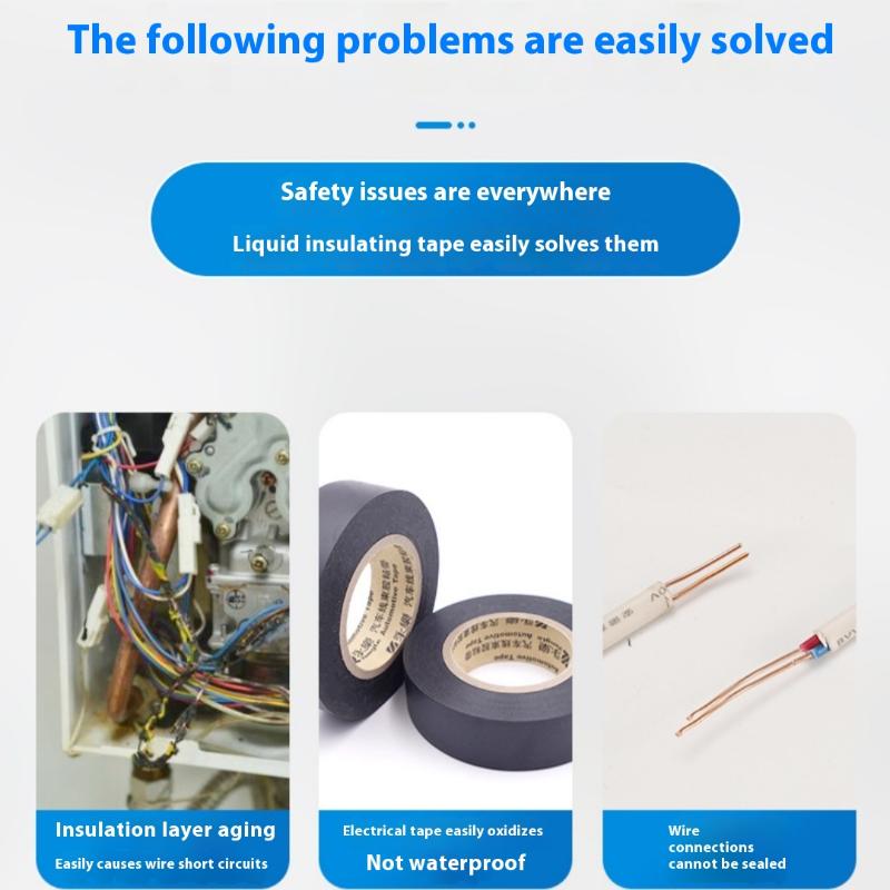 1Pcs Insulation Adhesives Sealer Home Fix Line Glue Waterproof Liquid Electrical Tape Rubber Insulating Cable Wire Coat Glue