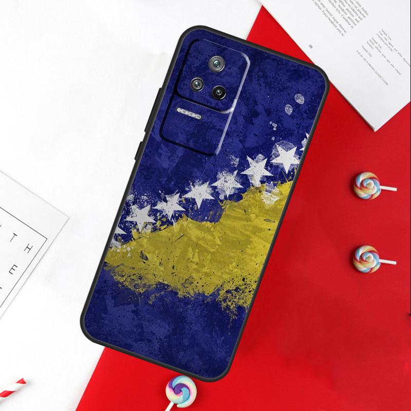 Bosnia and Herzegovina Flag Cover For Xiaomi 15 Ultra 13 14 11T 12T 13T 14T Pro POCO X7 Pro X3 X5 X6 M6 F5 F6 Pro Case