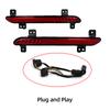 2PCS Car LED Rear Lights For Great wall Haval F7 F7X Turn Signal Reflector Bumper Lamp Brake Light Fog light Foglamp