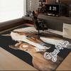 1PC Custom Name Horse Love: Mother Foal Theme Floor Mat Ideal for Living Room, Game Rooms, Office, Bedroom,Floor Mat Playful Design