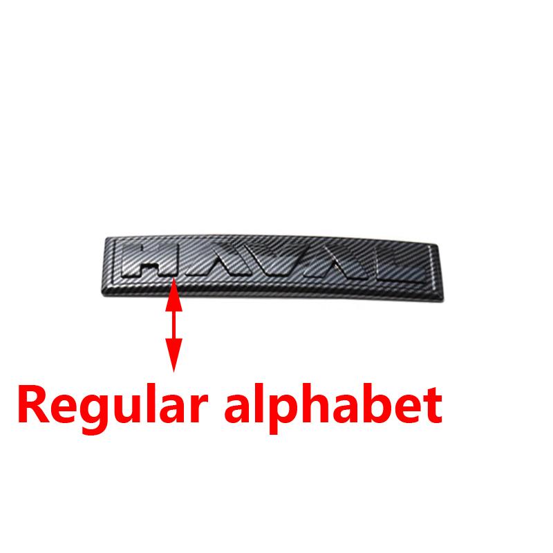 Per Haval H6 GT logo Auto Rete Anteriore Emblemi Logo Nero Per GWM Great Wall Generazione Haval H6 GT