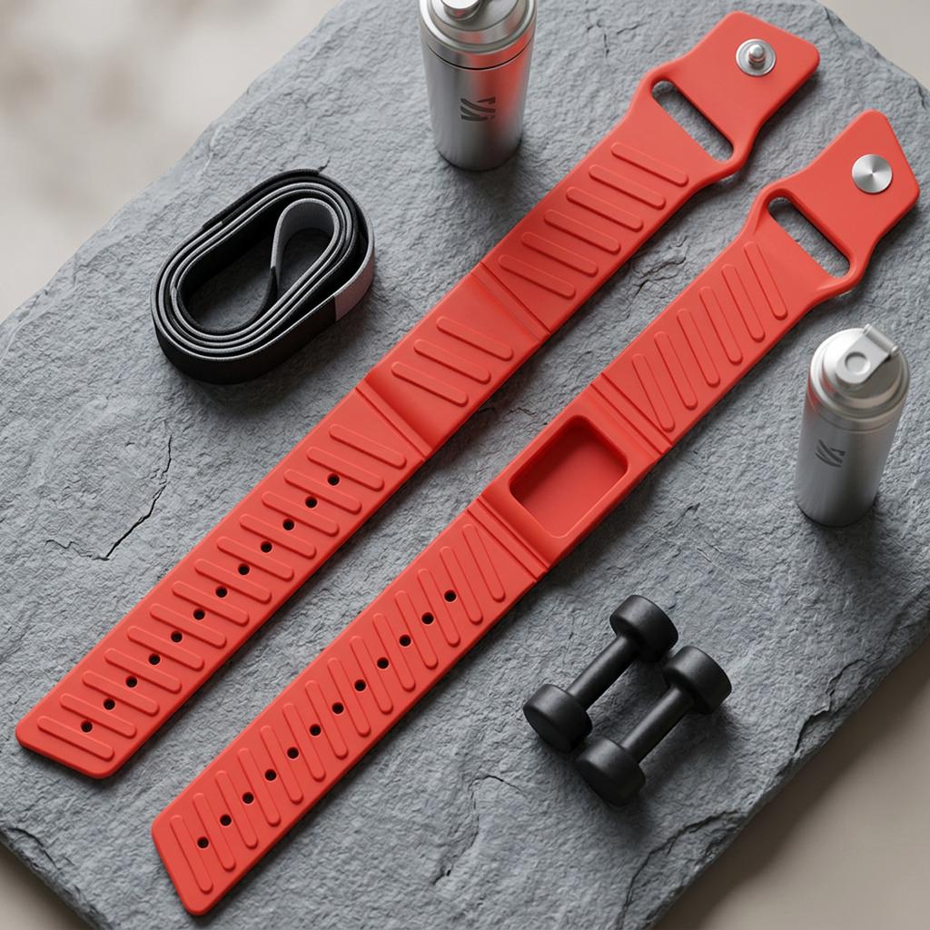 Silicone Case + Strap for Whoop 4.0 Fitness Band Soft Breathable Replacement Wristband Sports Breathable Bracelet Accessory