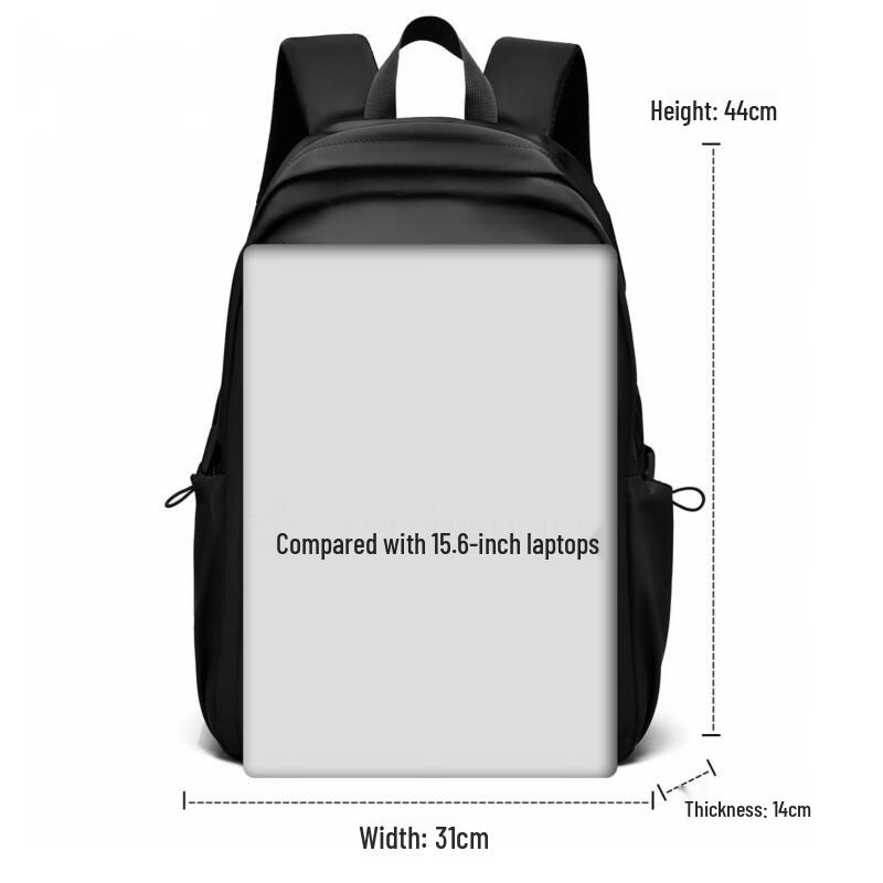 Huanaheim Men's Large Capacity Waterproof Laptop Backpack