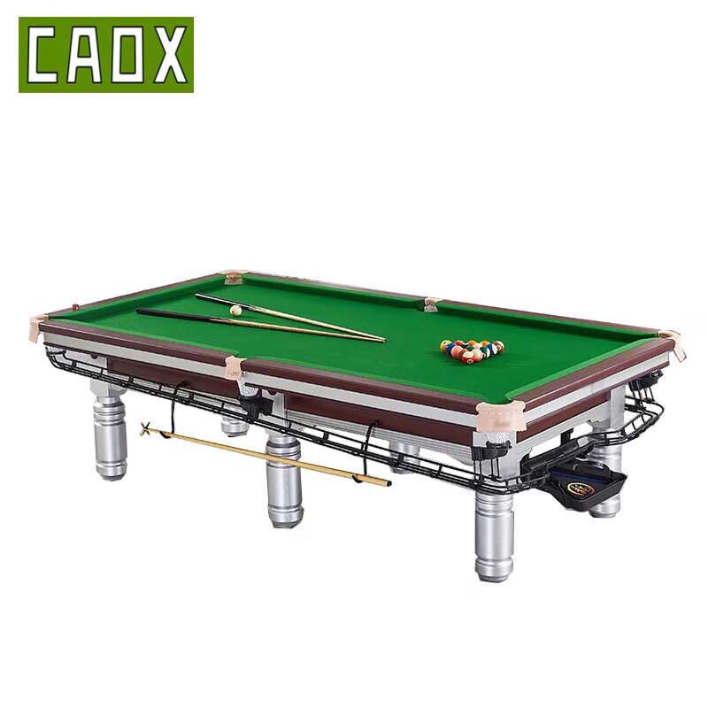 CAOX Chinese Style Marble Top Black Eight Pool Table