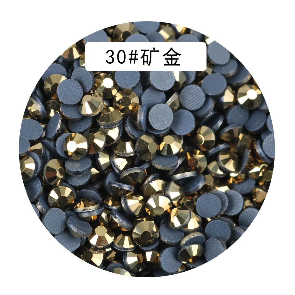 Middle East Diamond Dmc Hot Diamond Flat Bottom Glass Sole Clothing Accessories Diy Bag Shoes And Hats Nail Drill Jewelry Sticker Drill