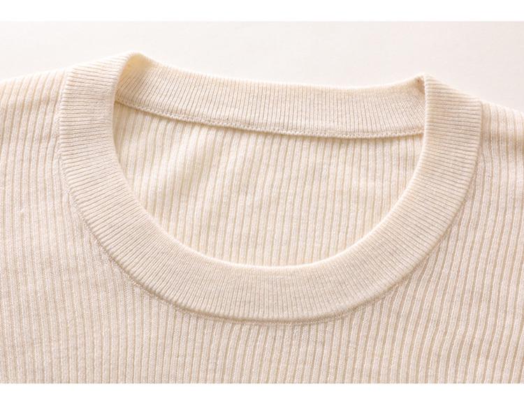 Women's Slim Fit 18-Gauge Cashmere Knit Base Layer Top