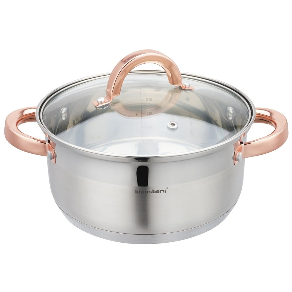 Zestaw garnków do gotowania na parze 20cm 5 ele.  Parowar KLAUSBERG KB-7730