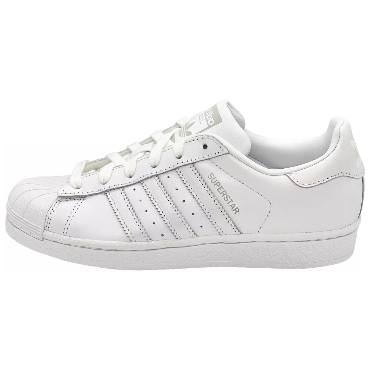 

adidas Superstar White Women Sneakers Footwear-White Grey AQ1214 38⅔