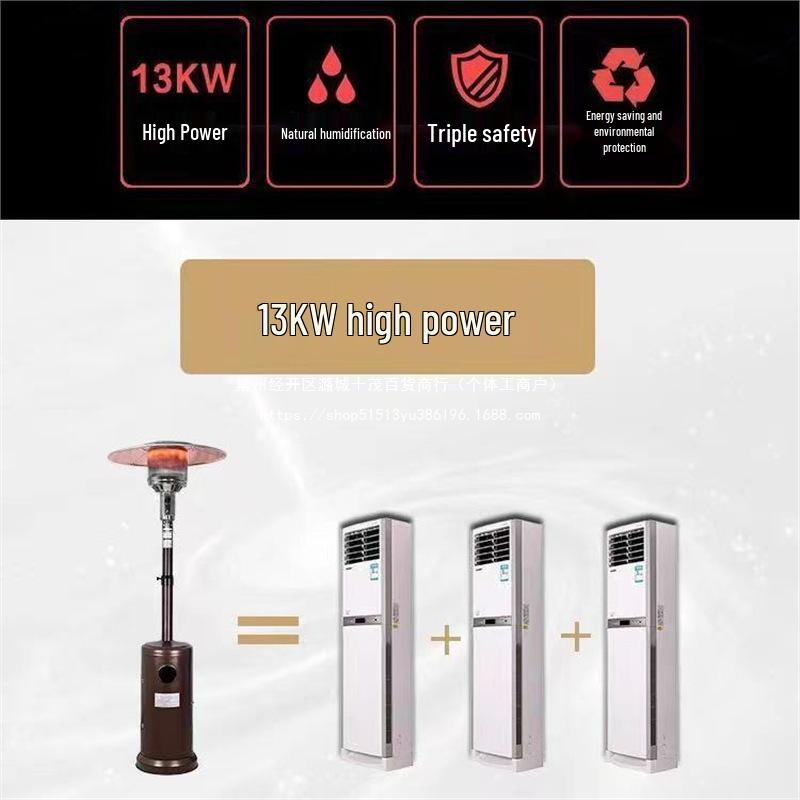 Umbrella-Shaped Gas Stove: Indoor/Outdoor LPG & Natural Gas Heater for Home or Commercial Use