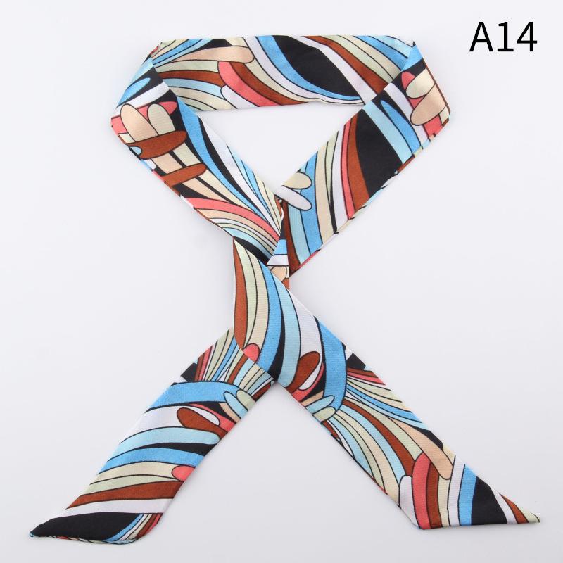 Silk Scarves Versatile Tied Bags, Long Strips, Small Silk Scarves, Bows, Headbands, Streamers, Gift Boxes, Gift Straps.