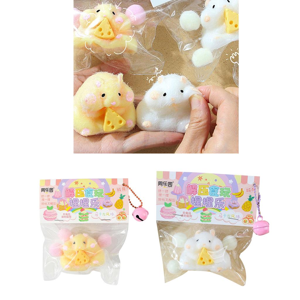 Cartoon Hamster Slow Rising Stress Relief Toy Cartoon Decompression Toy for Kids Stress Relief Fidgets Gift