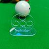Acrylic Pool Strokes Trainer Device Pool Cue Exerciser Equipment Rod Trainer for Beginner and Professional Player