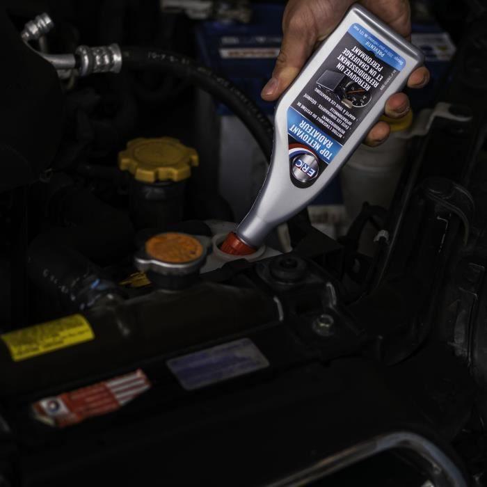 Nettoyant Radiateur ERC/Elimine les dépôts sans Démontage/Assure un Refroidissement optimal du moteur – Additif Entretien 200ml