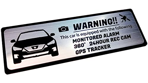 

Honami Works V37 Skyline SKYLINE Security Emblem 24-hour Surveillance Dash Cam GPS Tracker Sticker