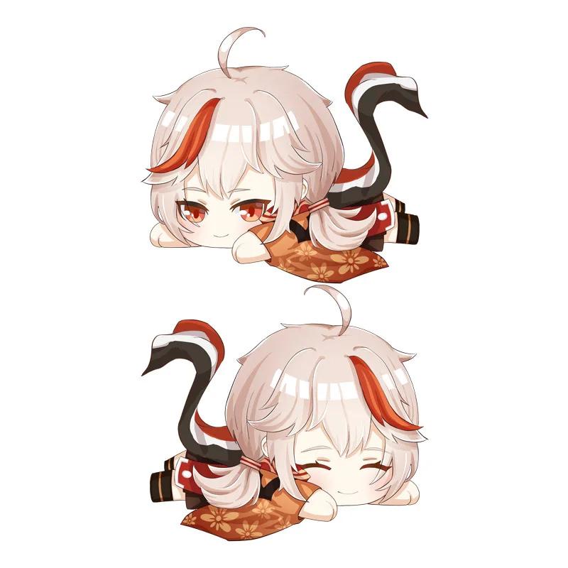 Genshin Impact Plush Pillow Anime Plushie Sofa Cushion Paimon Amber Lumine Keqing Klee Barbara Cartoon Stuffed Toy Birthday Gift