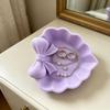 4 Colors 3D Printed Heart Shaped Jewelry Tray Bow Decoration Tray Jewelry Storage Container Ornament