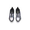 Anta Kids Round Head Knob Wear-Resistant Shock Absorption High-Top Skate Shoes Kids Skate Shoes Black Blue 312318008H-6