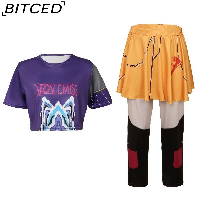 BITCED Cosplay Kostüm für eine Rollenspiel-Performance eines jungen Mädchens