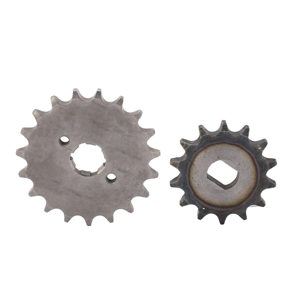 428 Motor Sprocket Set Steel 19T Front Engine Sprocket 14T H Hole Rear Chain Sprocket for 125cc 15cc 200cc 250cc Dirt