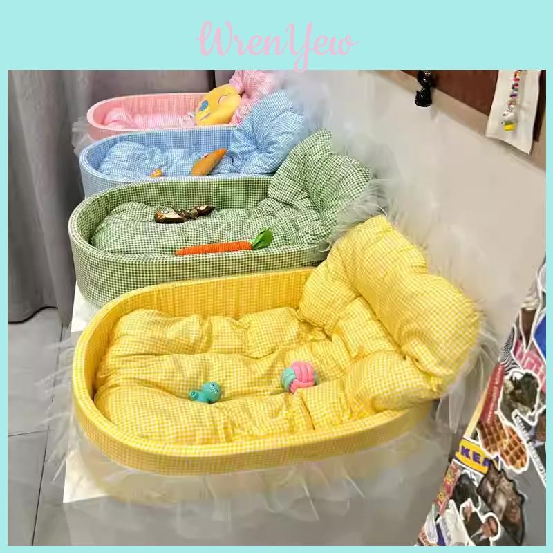 Cat Pet Nest Made Of Cloth Four Seasons Universal Cozy Sleep Spot For Mini And Medium Cats