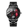 SVJ RS8 Hjulklokke Herre Stereo Brems Hollow Dial Sports Car Modified Black Technology Vanntett