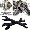 2pcs Bicycle Repair Wrench, End Axle Hub Cone Wrench, Pedal Spanner Tool 13/14/15/16mm, Bicycle Repair Tool Accessories