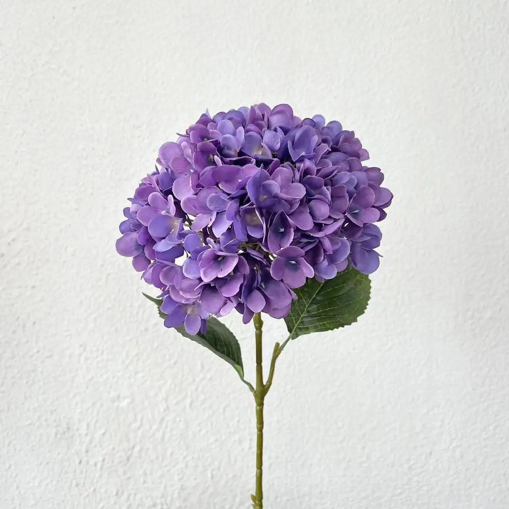 5 Stück/Los Künstliche Seidenblume Große Hortensie Hochzeitsaal Dekoration Blumenarrangement Zuhause Wohnzimmer Esszimmer Party Floral