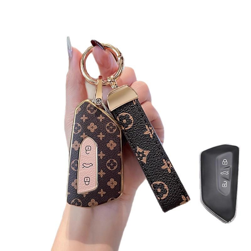 Volkswagen & Range Rover Schlüsseletui für Tiguan, Lavida, Magotan, Sagitar, T-Roc, Teramont, Tayron, Passat