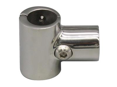 BMO Japan 30E0119 Pièces de Rambarde de Bateau, Joint de Tube, Forme en T, Collier de Serrage à 90°, 1,0 pouce (25 millimètres)